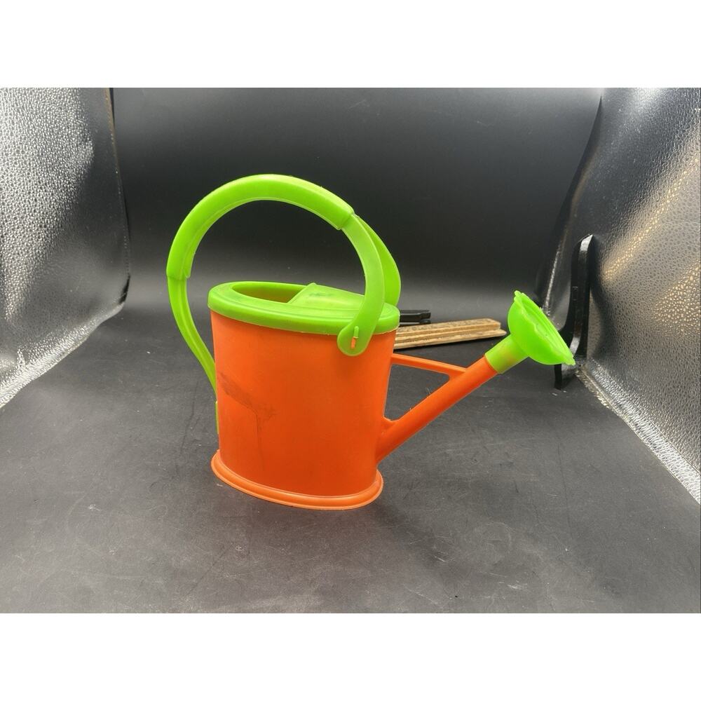 Vintage Irwin Kids Watering Can Orange And Green